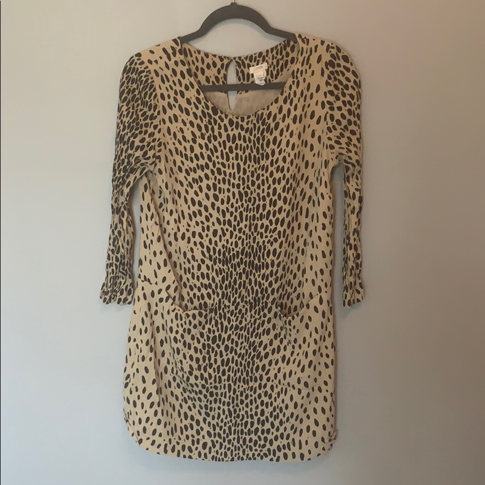 Animal print tunic from J Crew